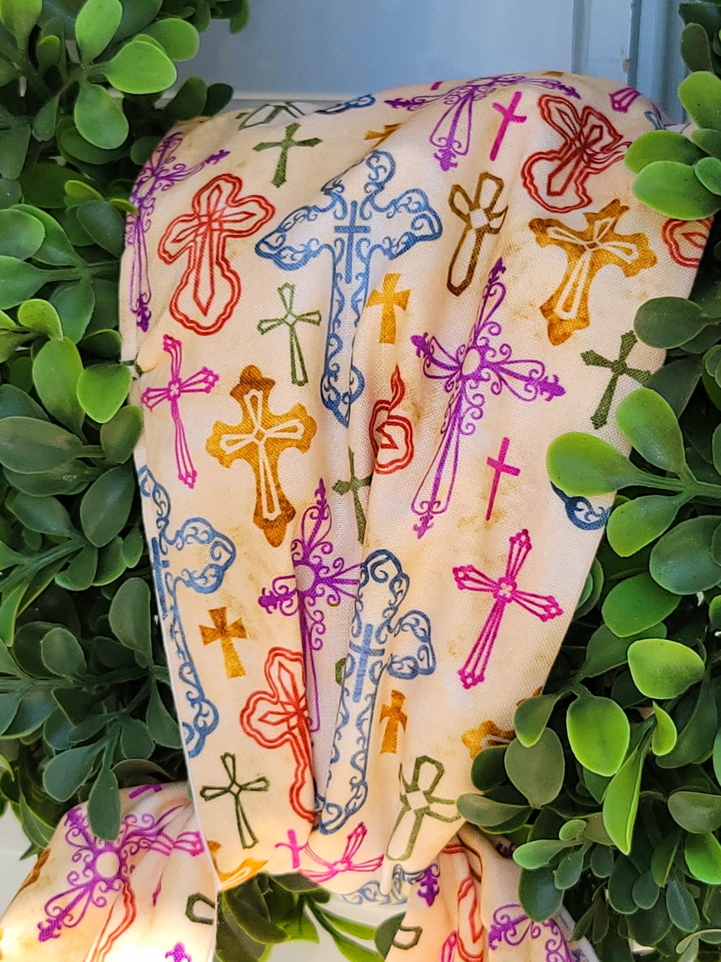 Crosses Wreath Sash