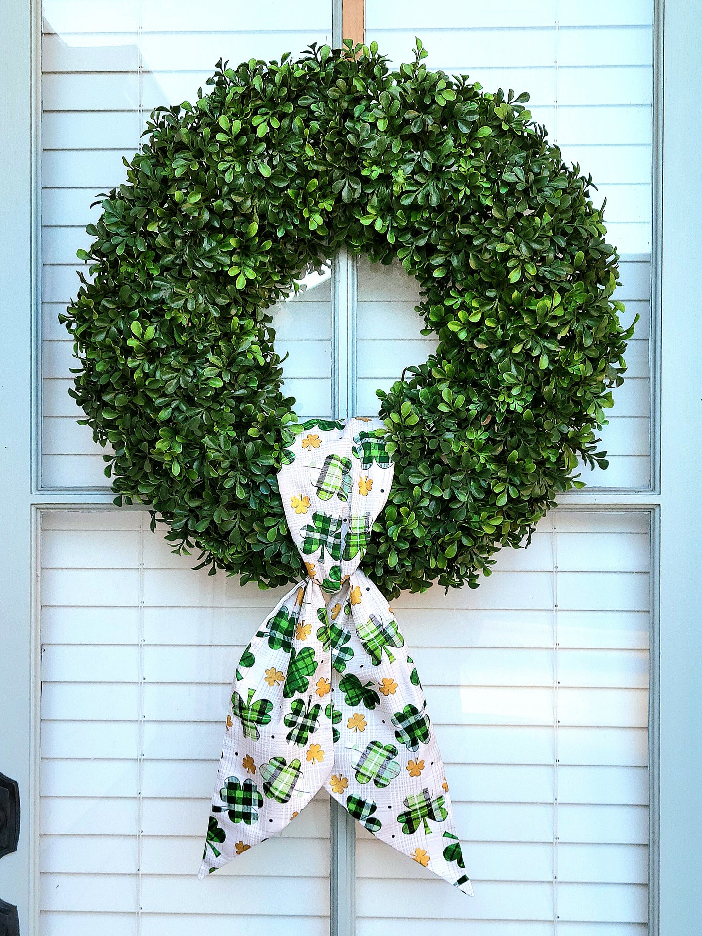 St. Patrick's Day Wreath Sash