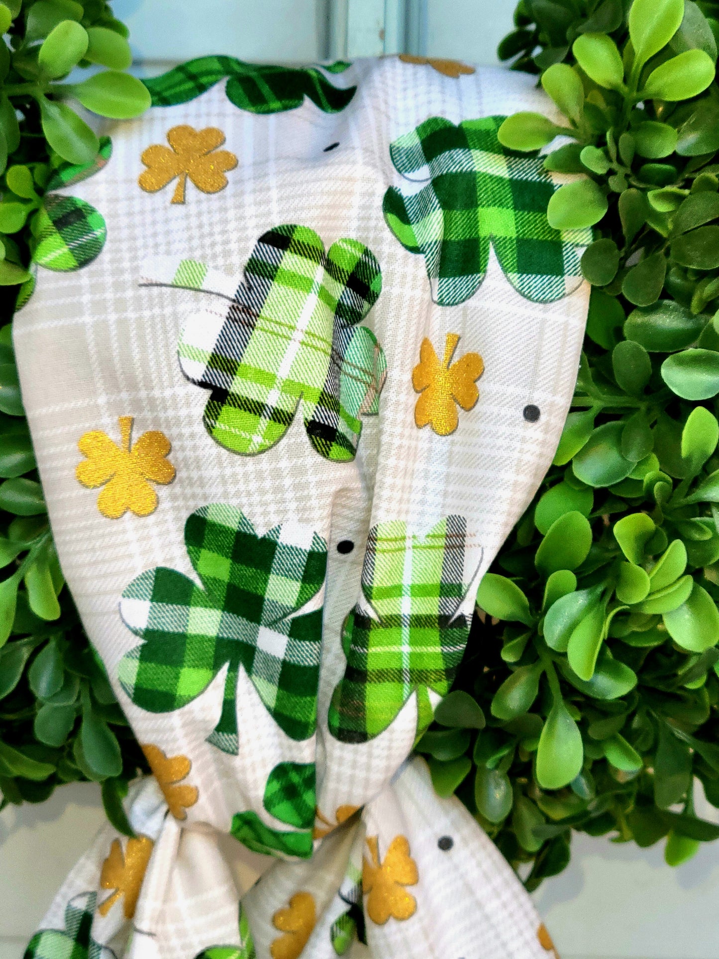 St. Patrick's Day Wreath Sash