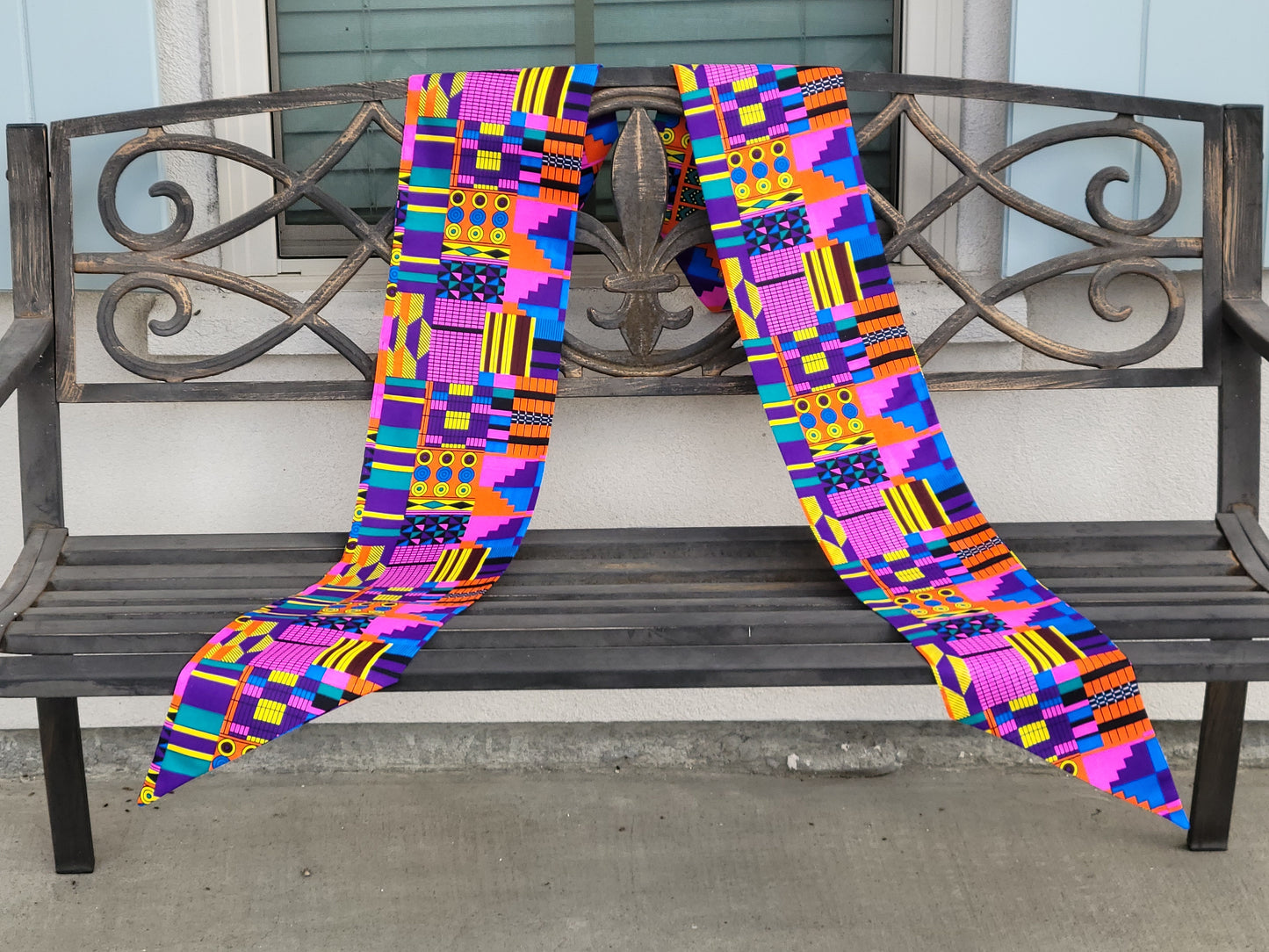 Kente Print Wreath Sashes