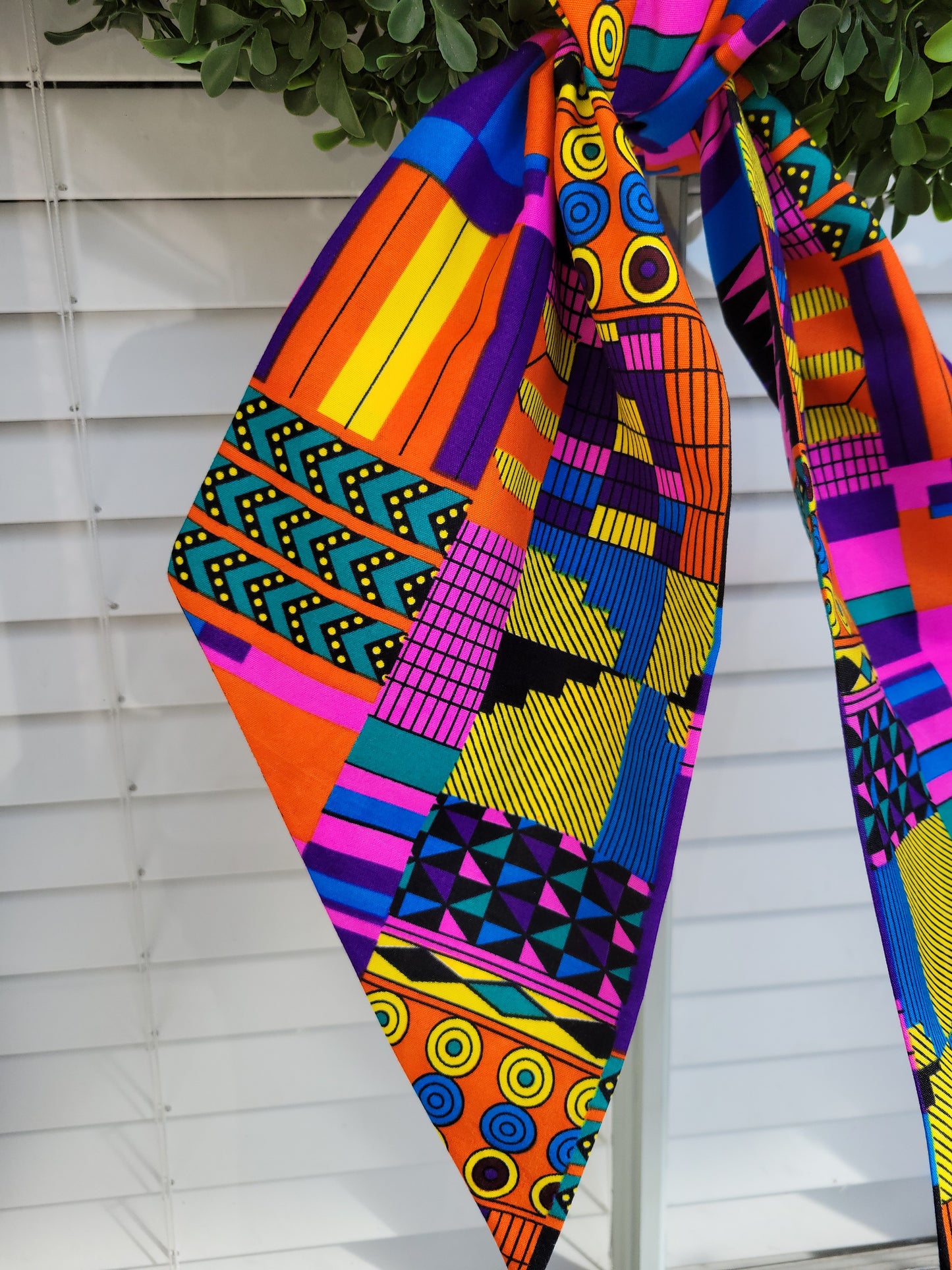 Kente Print Wreath Sashes